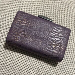 Elegant Purple Clutch Bag